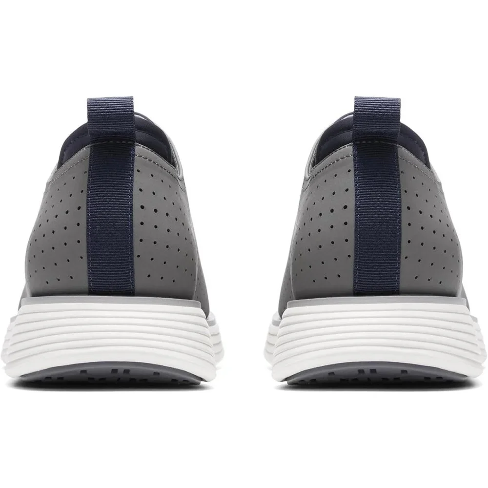 ⚡ Men's Grey Pu Max Flex Fashion Dress Sneakers Oxfords Classic Casual Shoes